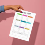 Printable Grocery List Template – Blank Checklist by Food Category (PDF Download)