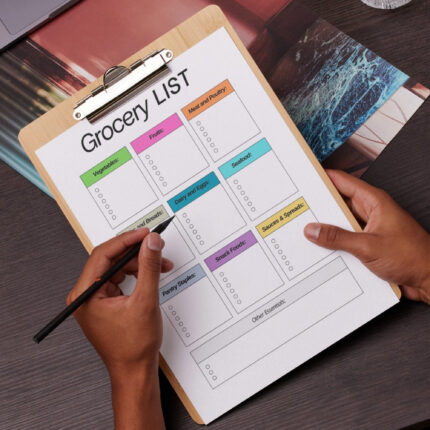 Printable Grocery List Template – Blank Checklist by Food Category (PDF Download)