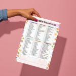 Printable High Fiber Grocery List – Colorful Food Checklist for Fiber-Rich Diet