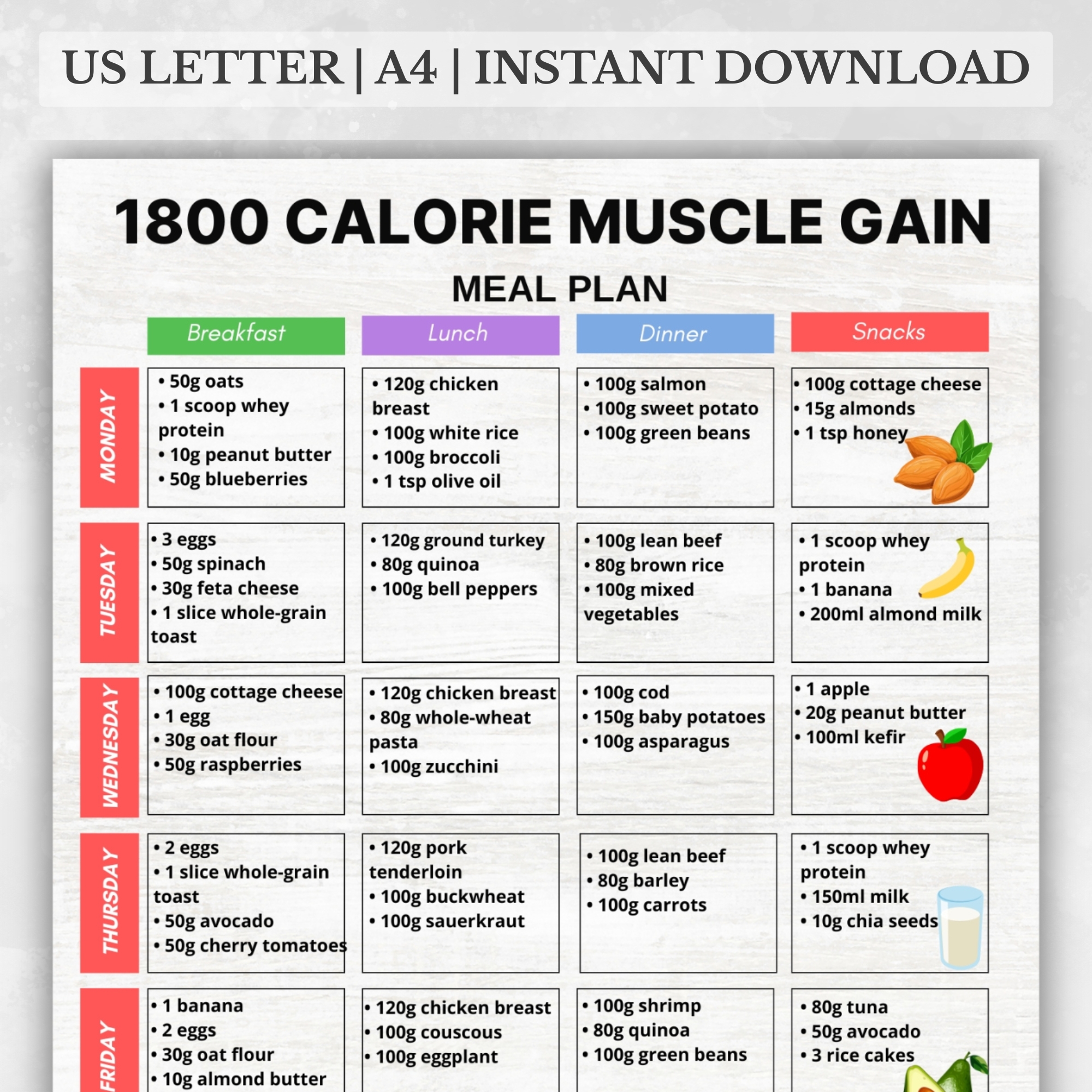 Digital Product – Nothing Will Be Shipped - 2025-07-09T233931.618 7-day 1800 calorie muscle gain meal plan printable with high-protein meals for fitness and bodybuilding