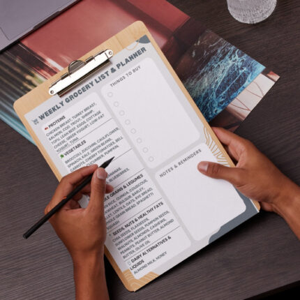 1200 Calorie Meal Plan – 4-week printable diet chart with meals and snacks + grocery list (A4 & US Letter)