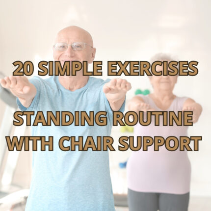 10 minute senior warm up routine with 20 simple standing exercises