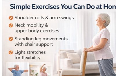 senior workout at home simple exercises with chair support gentle daily routine